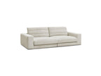 Sierra - Fixed Straight 3-Seater Sofa - Textured Fabric
