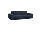Sierra - Fixed Straight 3-Seater Sofa - Textured Fabric