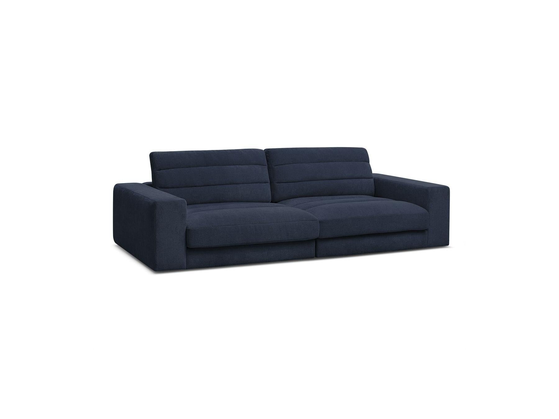 Sierra - Fixed Straight 3-Seater Sofa - Textured Fabric