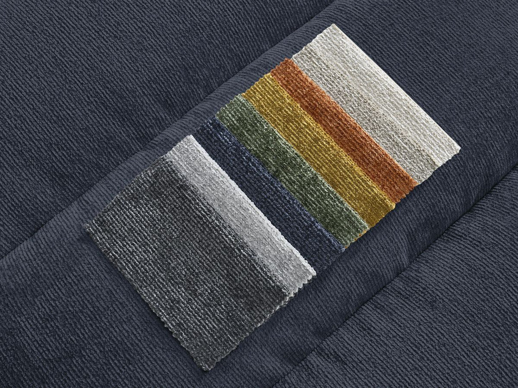 Sierra - Fixed Straight 3-Seater Sofa - Textured Fabric