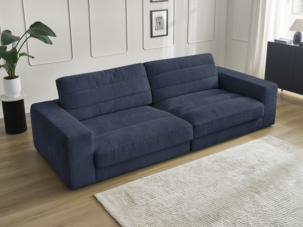 Sierra - Fixed Straight 3-Seater Sofa - Textured Fabric