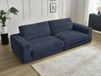 Sierra - Fixed Straight 3-Seater Sofa - Textured Fabric