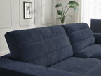 Sierra - Fixed Straight 3-Seater Sofa - Textured Fabric