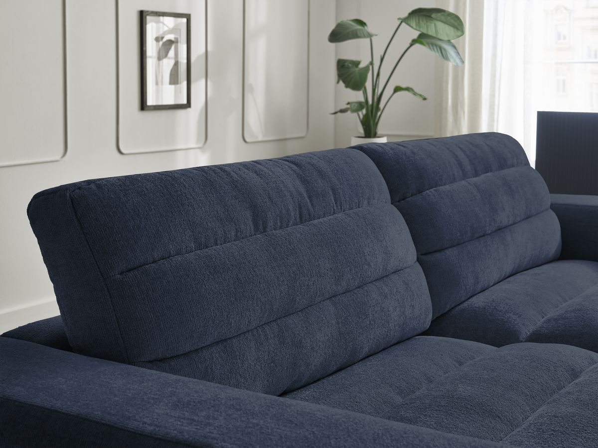 Sierra - Fixed Straight 3-Seater Sofa - Textured Fabric