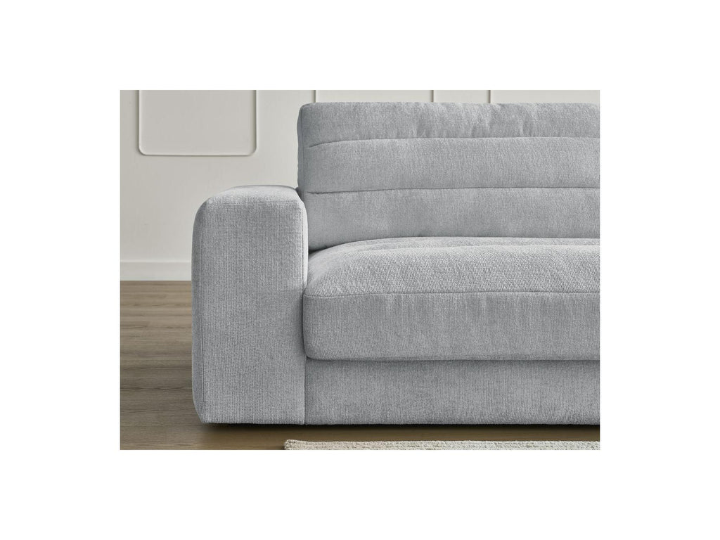 Sierra - Fixed Straight 3-Seater Sofa - Textured Fabric