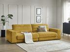Sierra - Fixed Straight 3-Seater Sofa - Textured Fabric