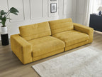 Sierra - Fixed Straight 3-Seater Sofa - Textured Fabric