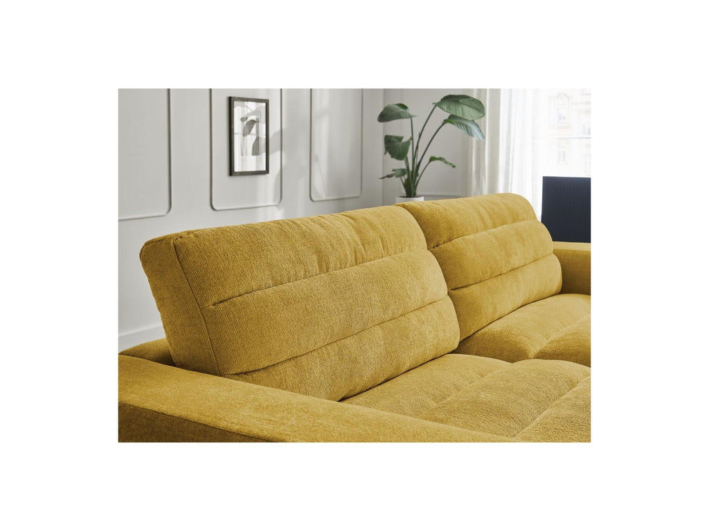 Sierra - Fixed Straight 3-Seater Sofa - Textured Fabric