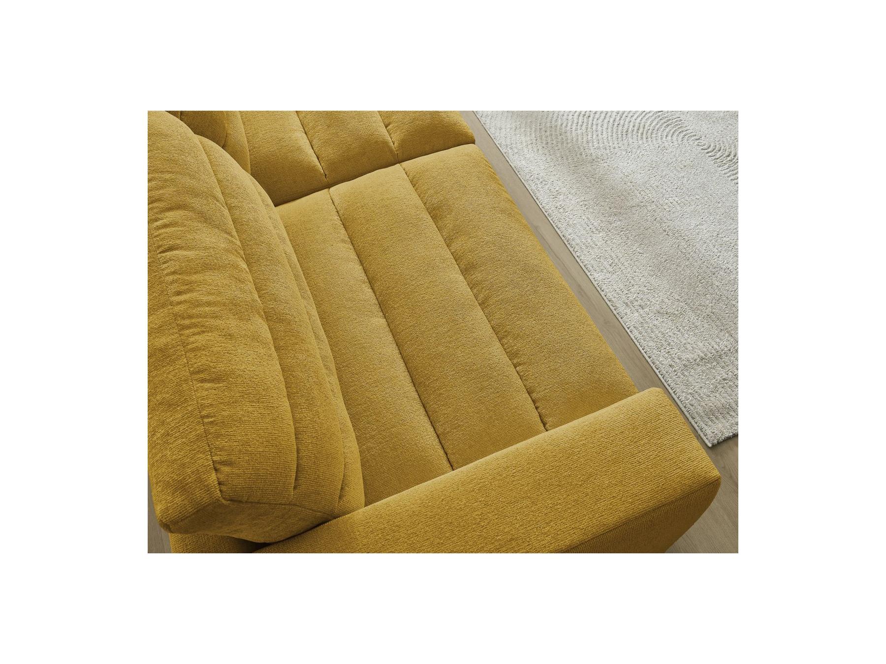 Sierra - Fixed Straight 3-Seater Sofa - Textured Fabric