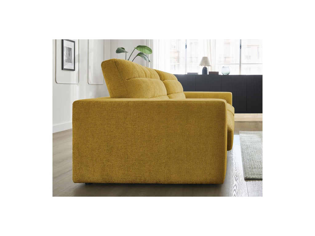 Sierra - Fixed Straight 3-Seater Sofa - Textured Fabric