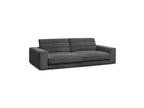 Sierra - Fixed Straight 3-Seater Sofa - Textured Fabric