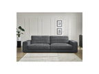 Sierra - Fixed Straight 3-Seater Sofa - Textured Fabric