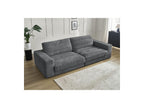Sierra - Fixed Straight 3-Seater Sofa - Textured Fabric