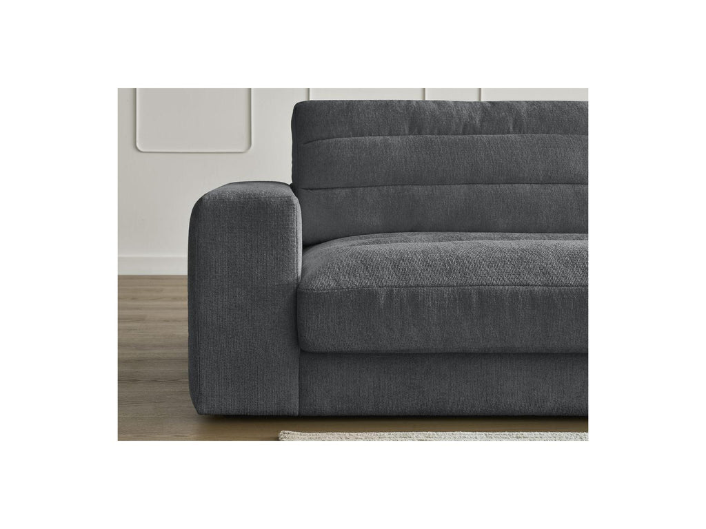 Sierra - Fixed Straight 3-Seater Sofa - Textured Fabric
