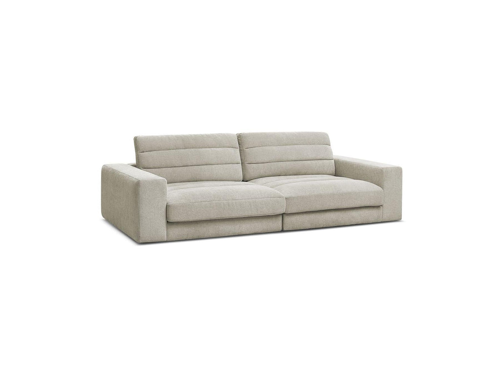Sierra - Fixed Straight 3-Seater Sofa - Textured Fabric
