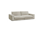 Sierra - Fixed Straight 3-Seater Sofa - Textured Fabric