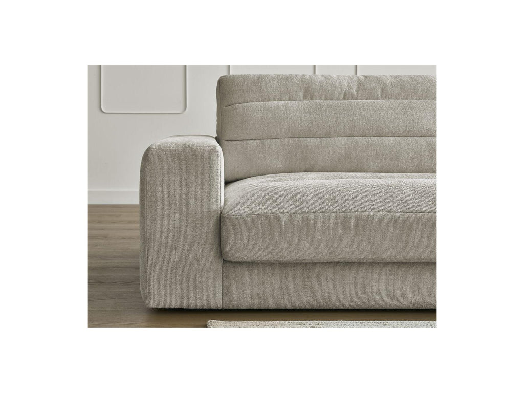 Sierra - Fixed Straight 3-Seater Sofa - Textured Fabric
