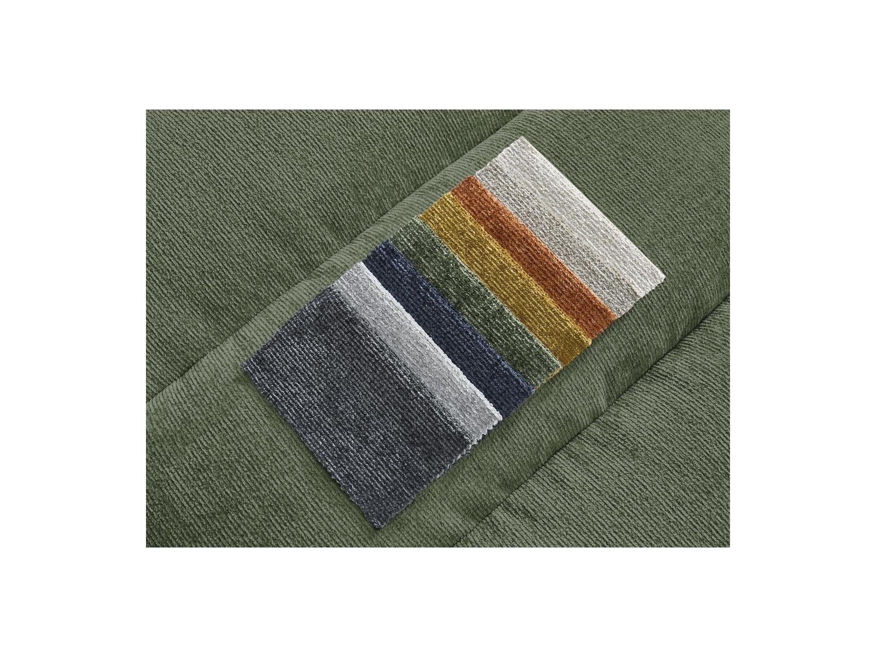 Sierra - Fixed Straight 3-Seater Sofa - Textured Fabric