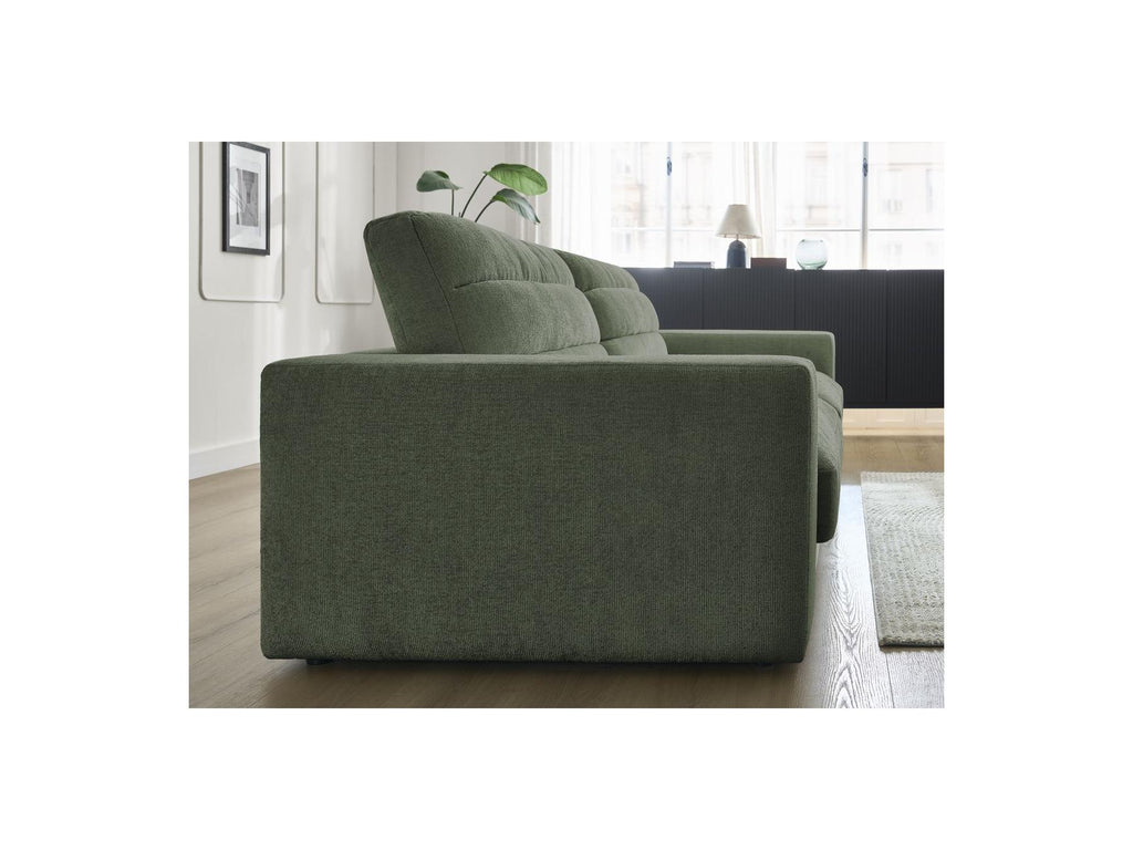 Sierra - Fixed Straight 3-Seater Sofa - Textured Fabric
