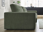 Sierra - Fixed Straight 3-Seater Sofa - Textured Fabric