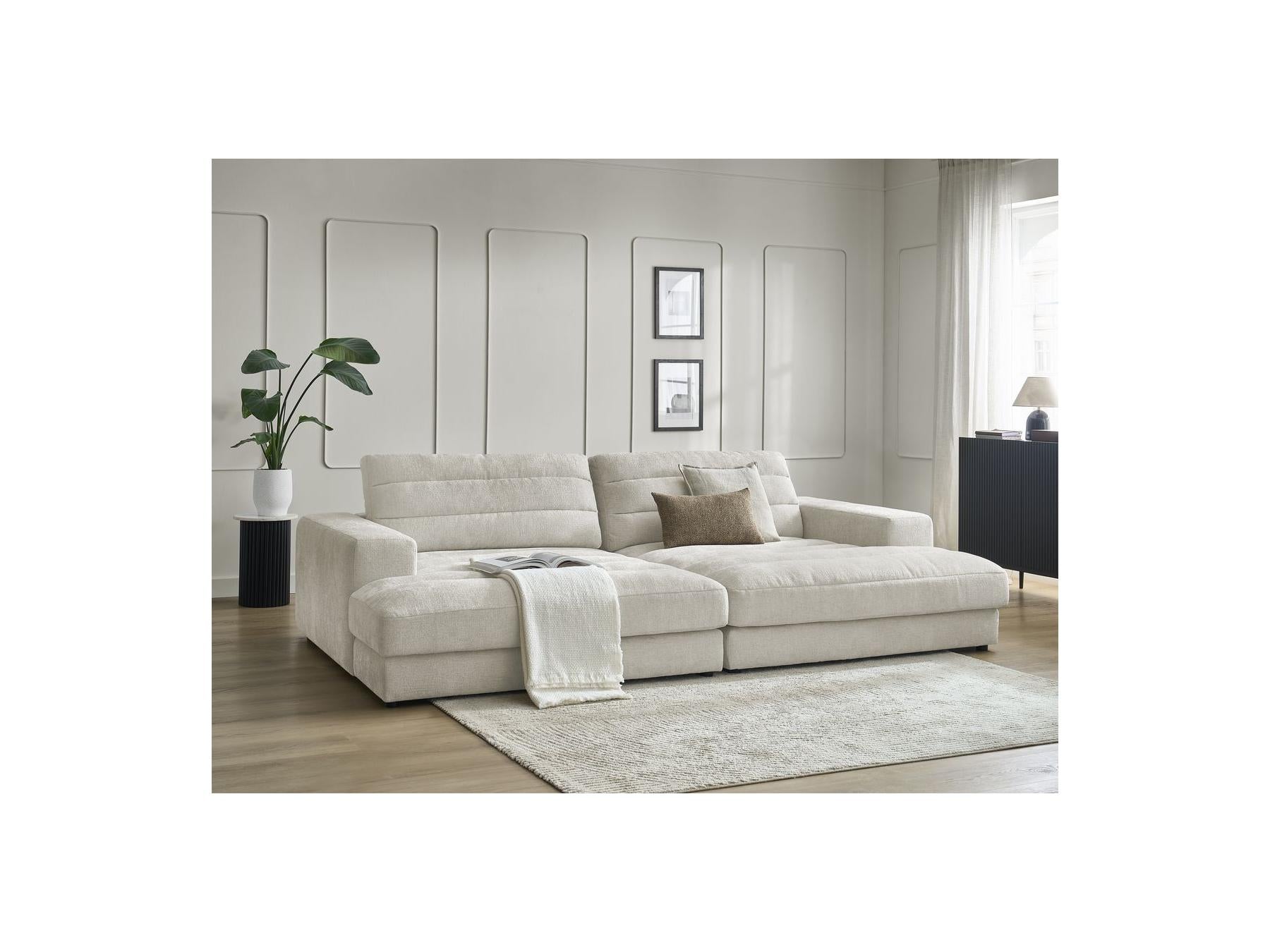 Sierra - Fixed Straight 4-Seater Deep Seat - Textured Fabric