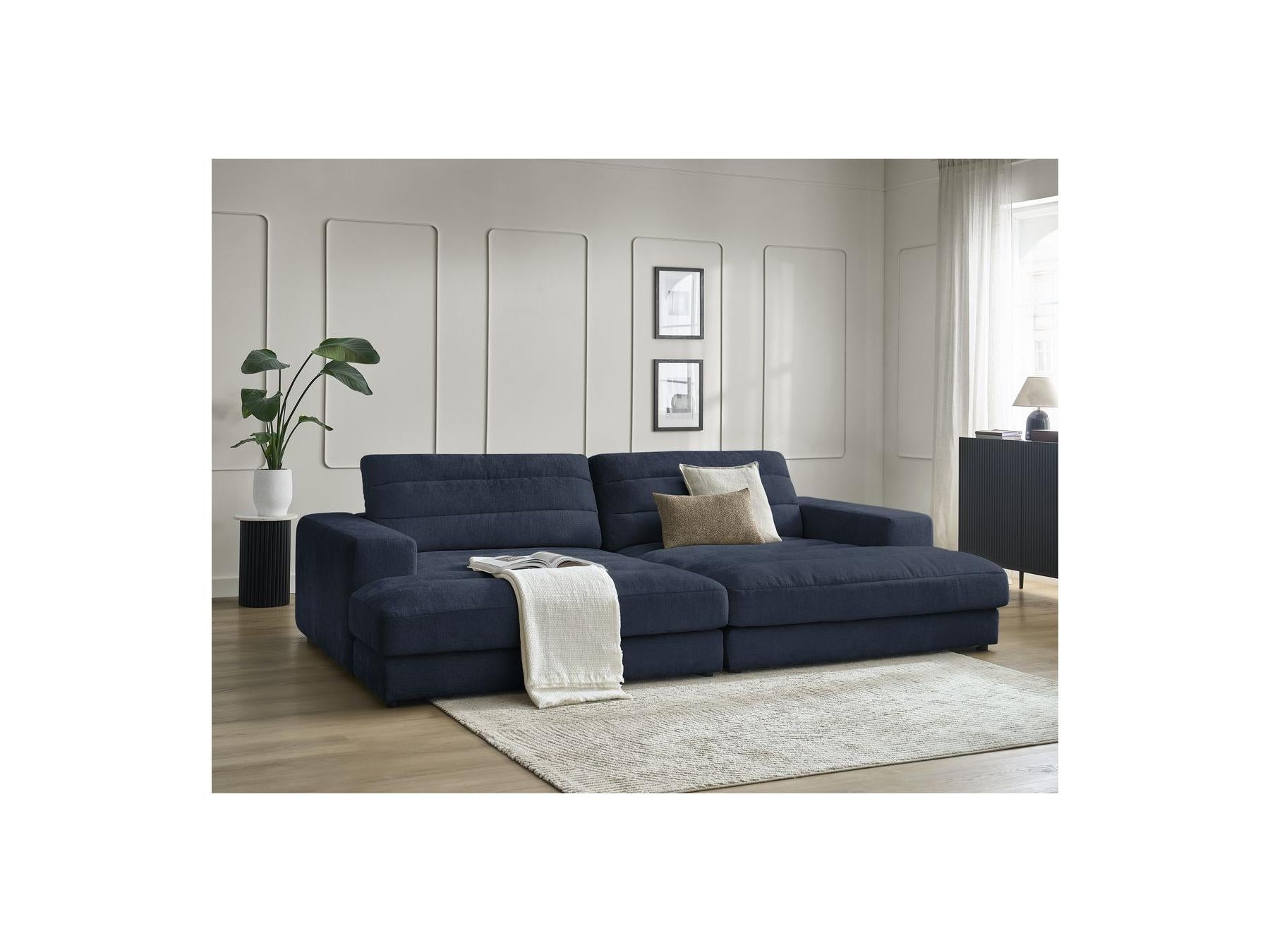Sierra - Fixed Straight 4-Seater Deep Seat - Textured Fabric