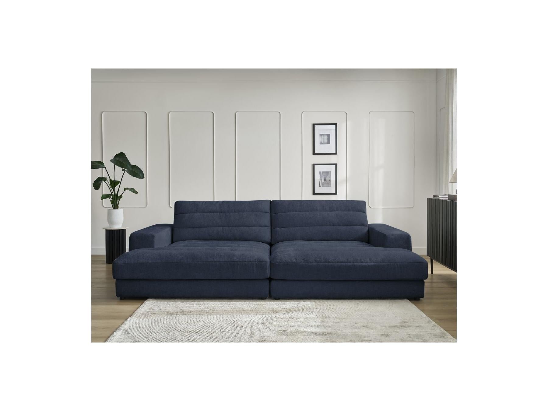 Sierra - Fixed Straight 4-Seater Deep Seat - Textured Fabric