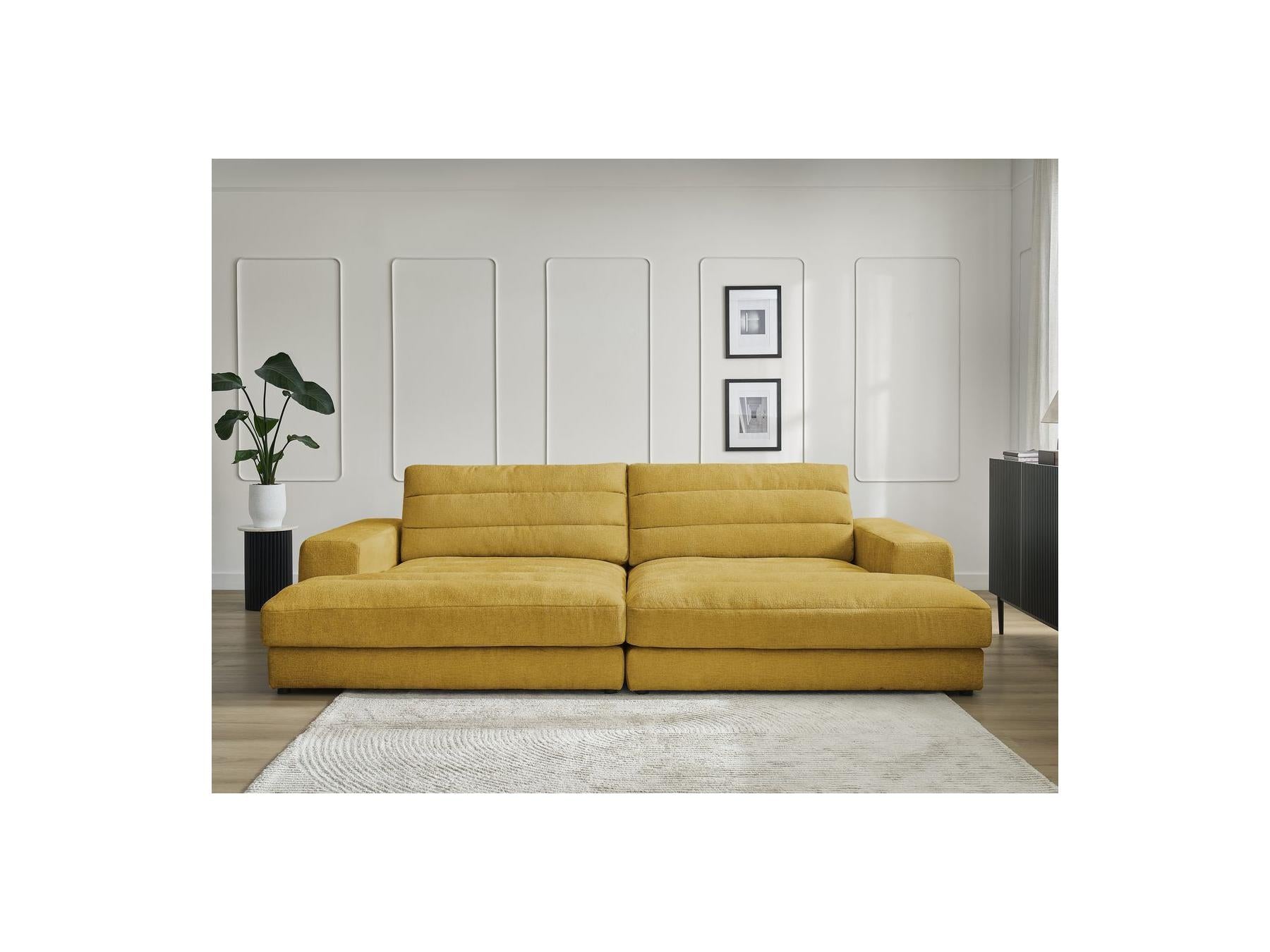 Sierra - Fixed Straight 4-Seater Deep Seat - Textured Fabric
