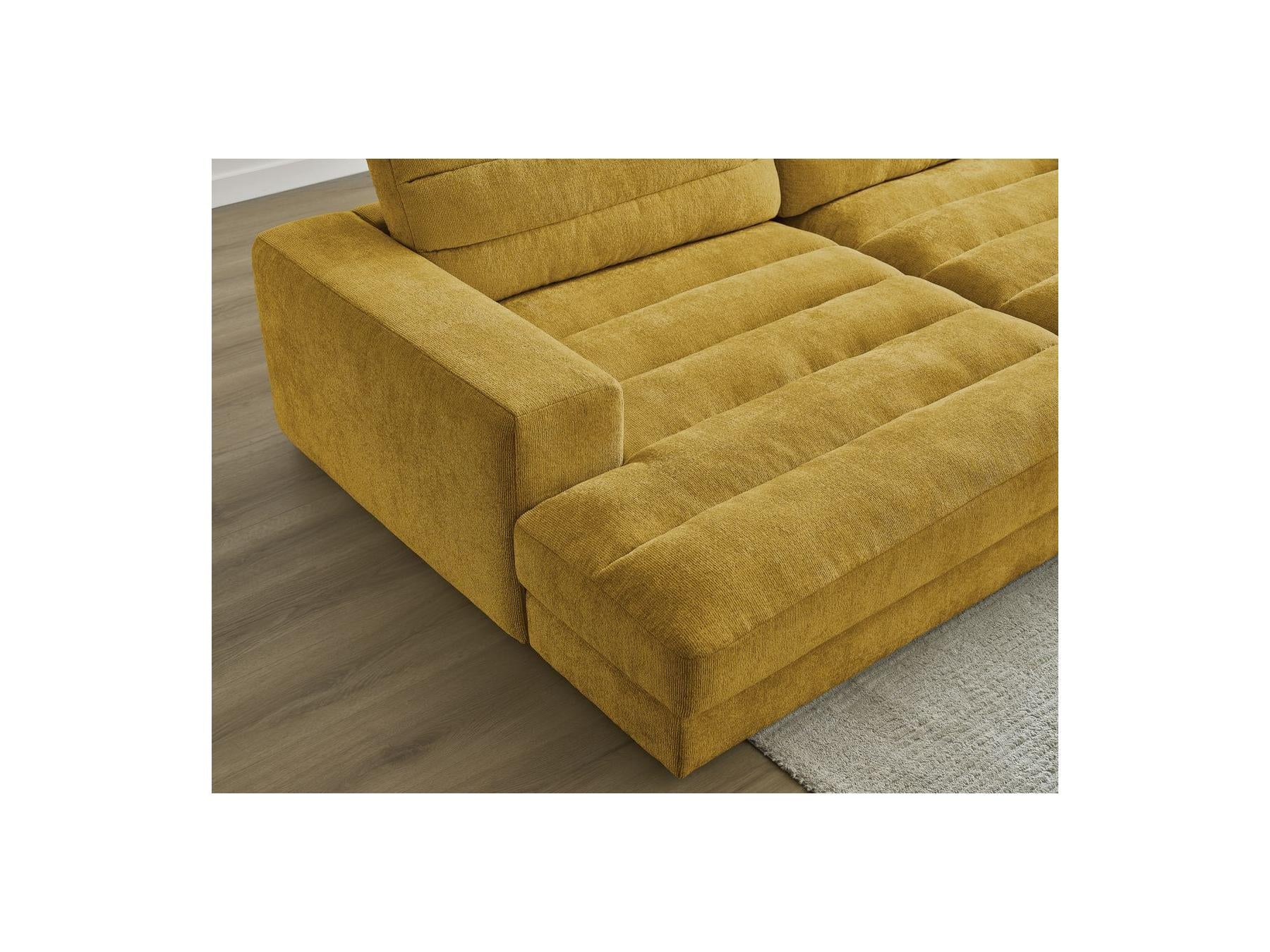 Sierra - Fixed Straight 4-Seater Deep Seat - Textured Fabric