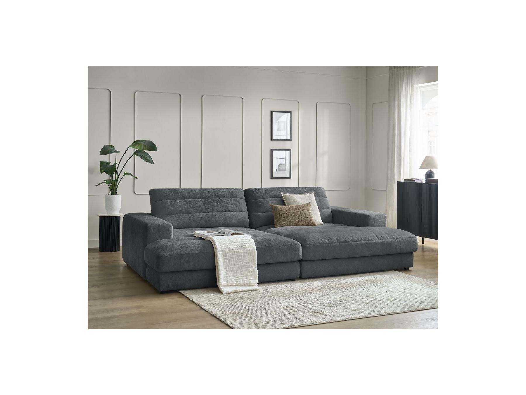 Sierra - Fixed Straight 4-Seater Deep Seat - Textured Fabric