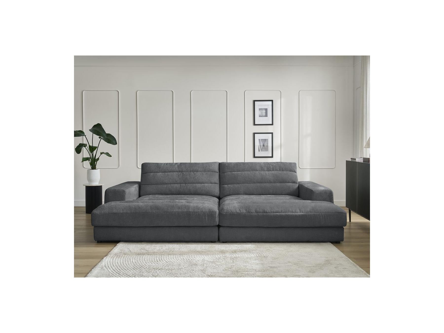 Sierra - Fixed Straight 4-Seater Deep Seat - Textured Fabric