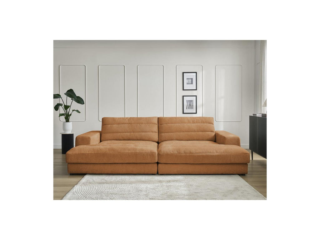 Sierra - Fixed Straight 4-Seater Deep Seat - Textured Fabric