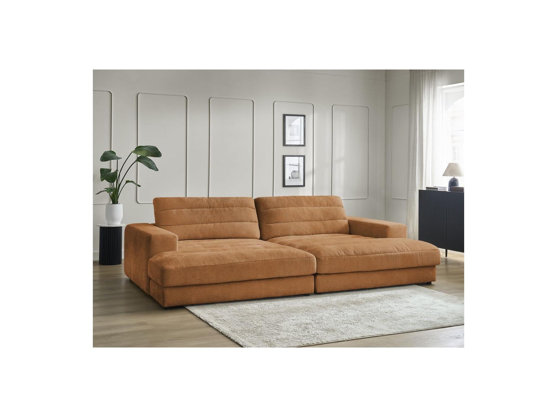 Sierra - Fixed Straight 4-Seater Deep Seat - Textured Fabric
