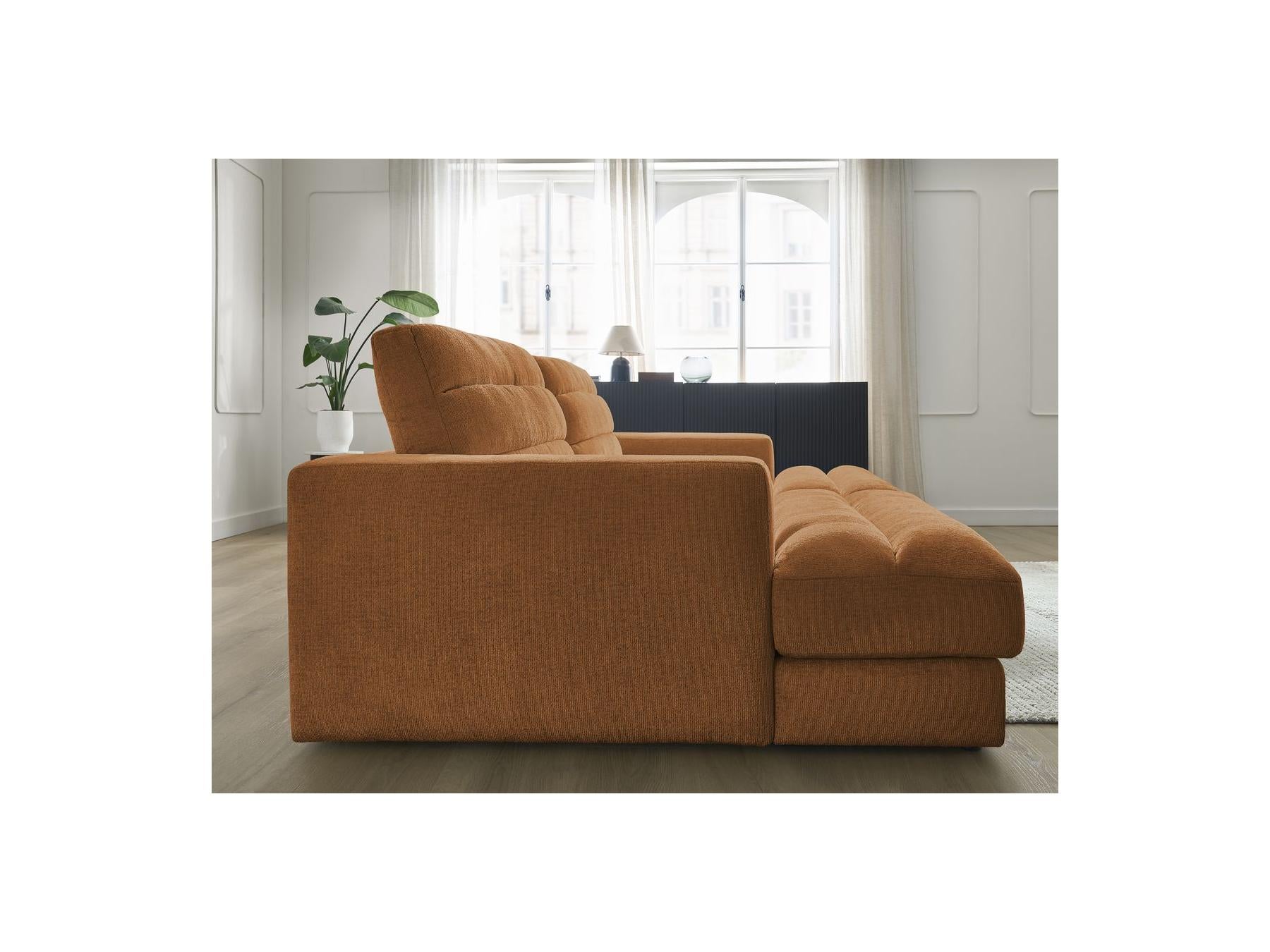 Sierra - Fixed Straight 4-Seater Deep Seat - Textured Fabric
