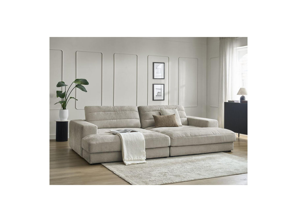 Sierra - Fixed Straight 4-Seater Deep Seat - Textured Fabric