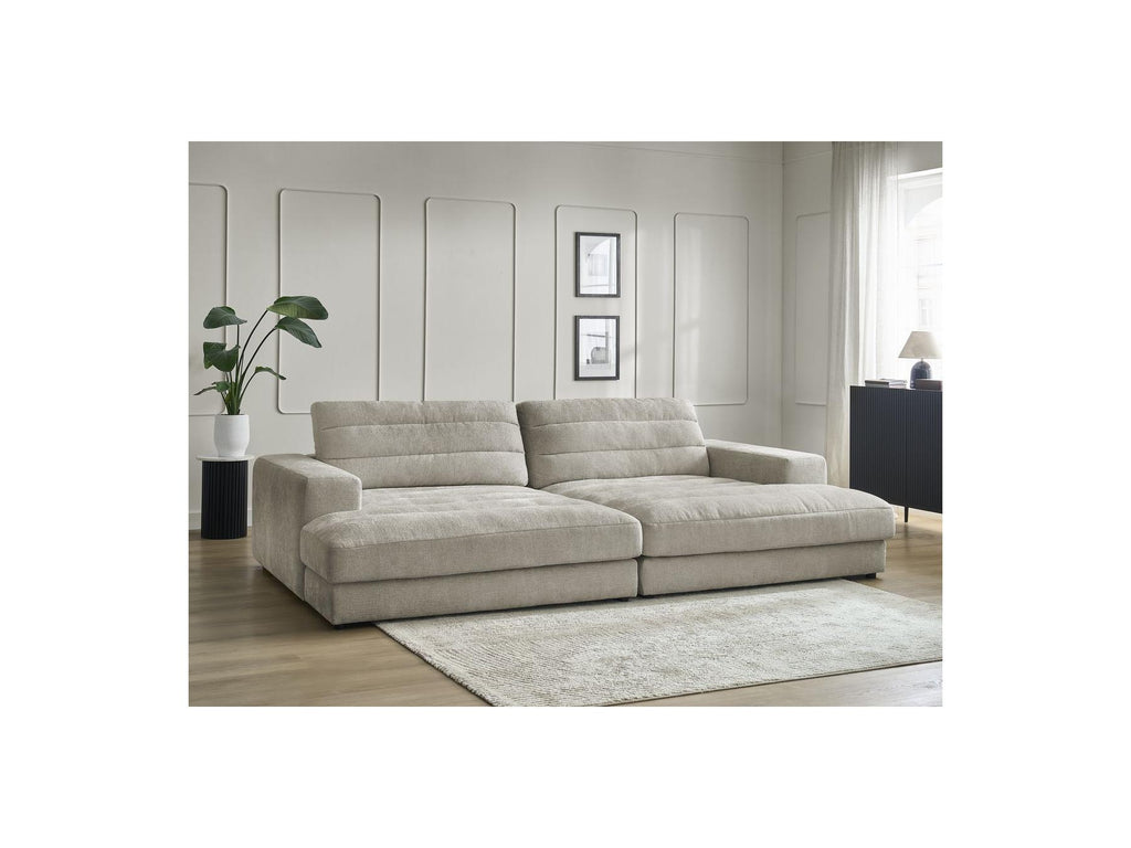 Sierra - Fixed Straight 4-Seater Deep Seat - Textured Fabric