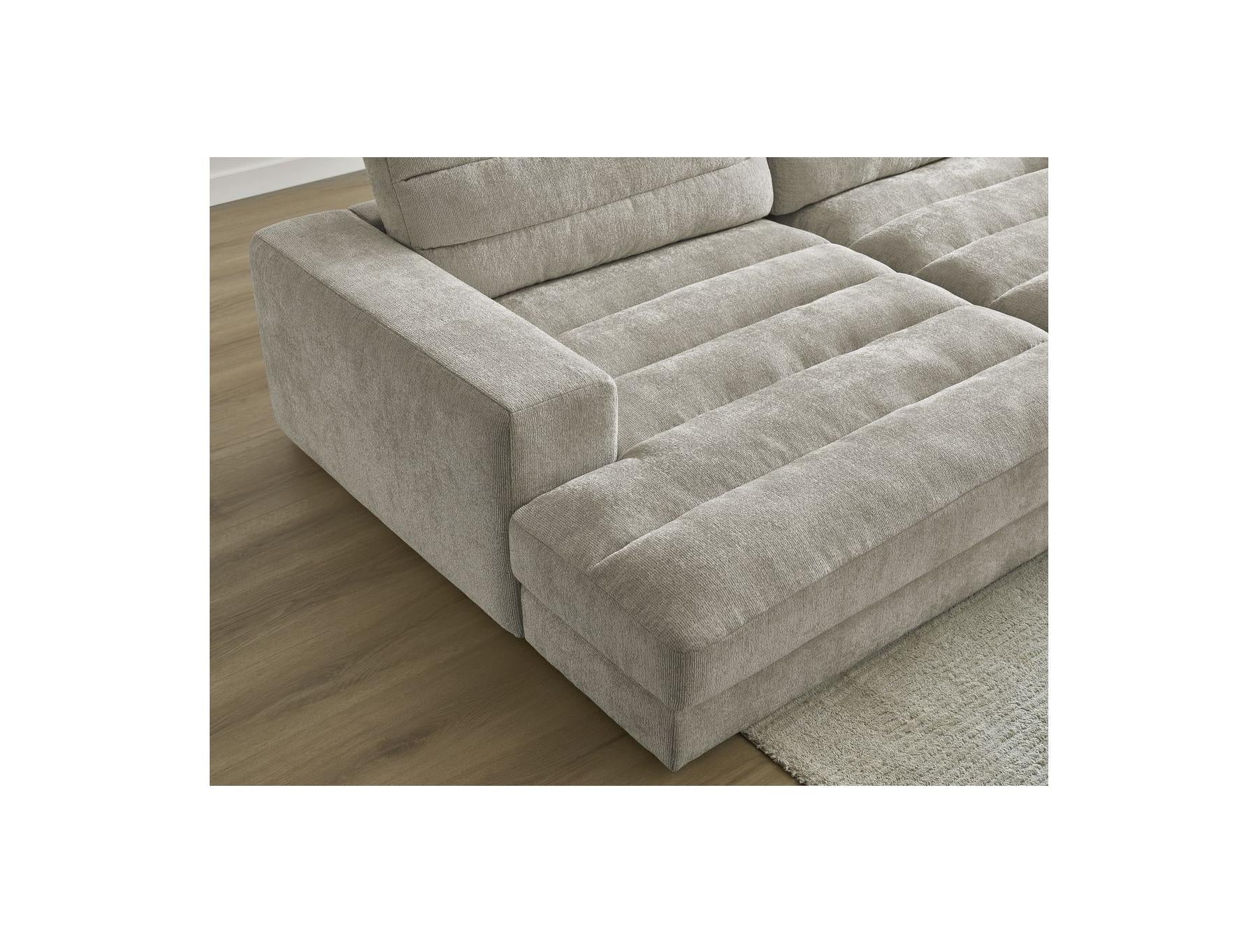 Sierra - Fixed Straight 4-Seater Deep Seat - Textured Fabric