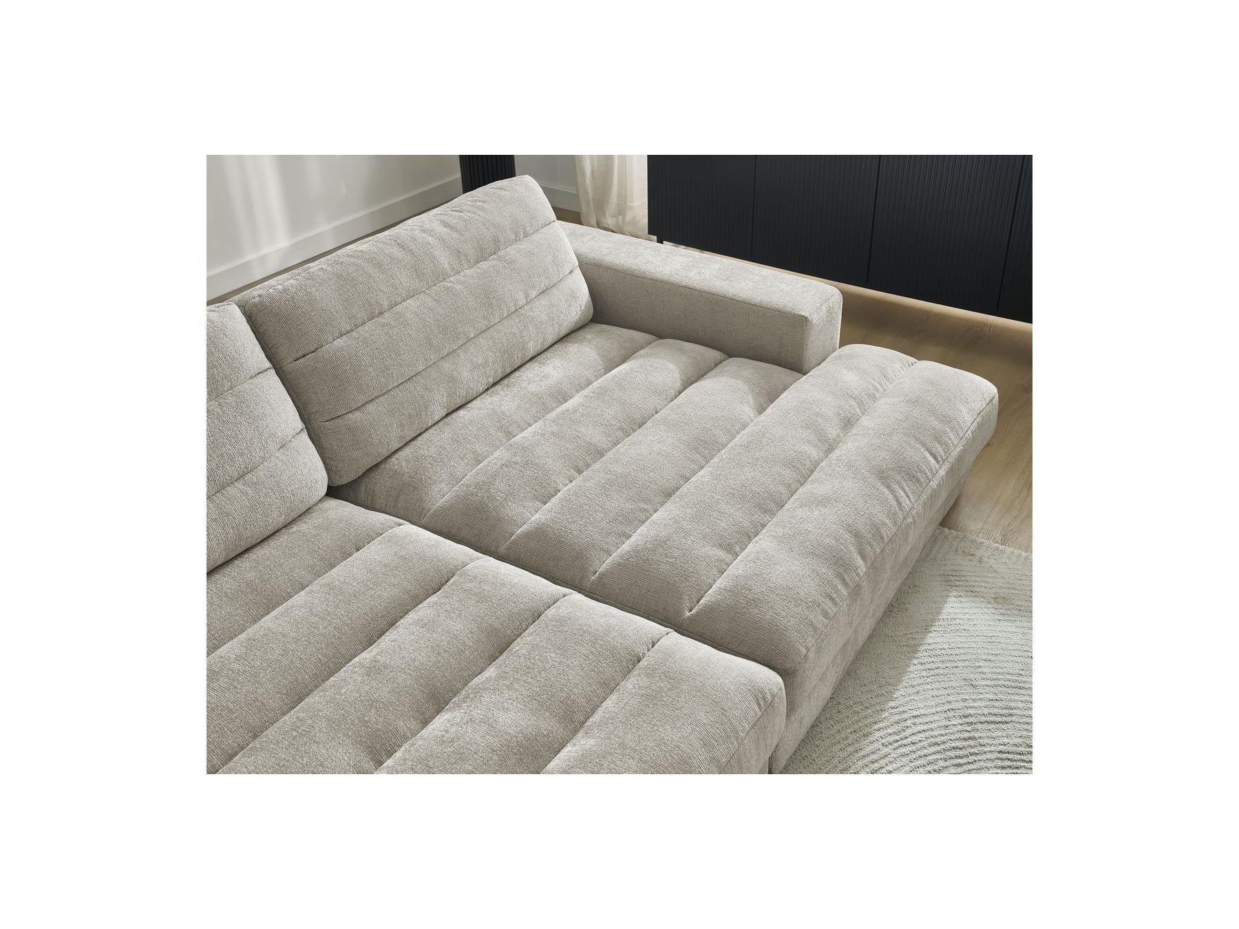 Sierra - Fixed Straight 4-Seater Deep Seat - Textured Fabric