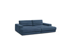 Sierra - Canapé Droit Fixe 4 Places Assise Profonde - Velours