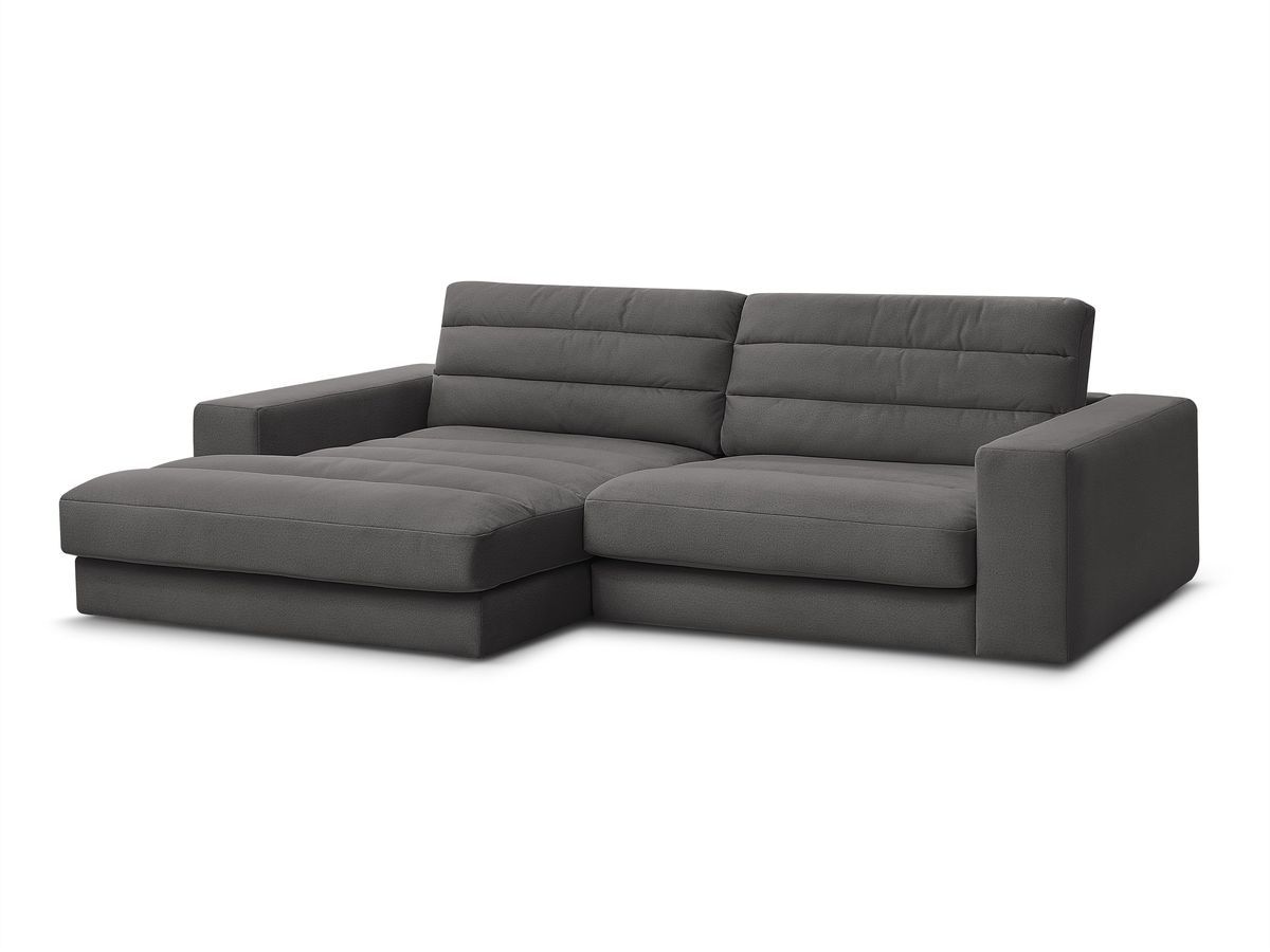 Sierra - Fixed Corner Sofa - Velvet - Left-Hand Corner