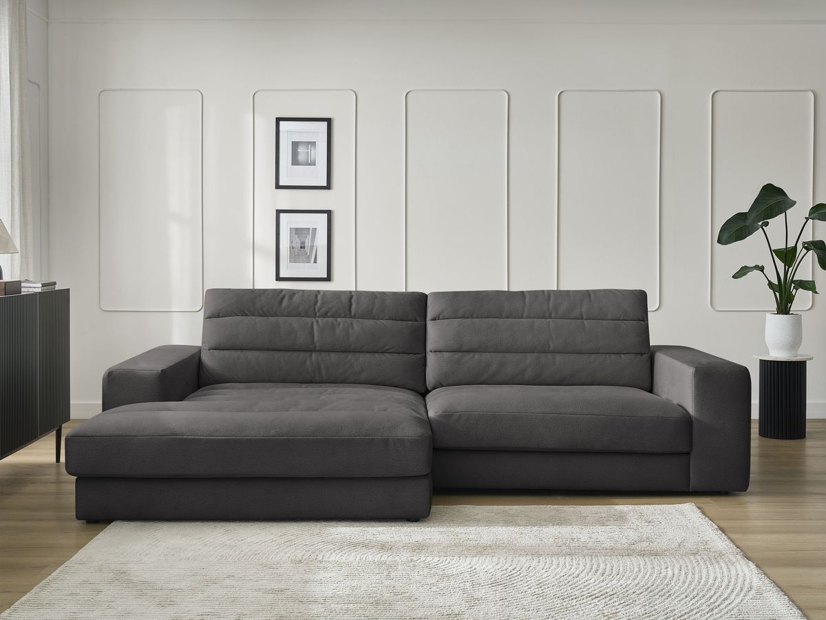 Sierra - Fixed Corner Sofa - Velvet - Left-Hand Corner