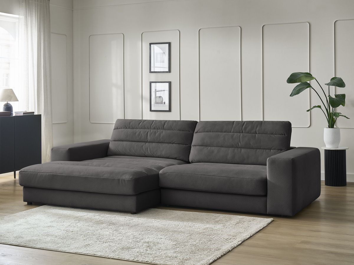 Sierra - Fixed Corner Sofa - Velvet - Left-Hand Corner
