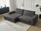 Sierra - Fixed Corner Sofa - Velvet - Left-Hand Corner