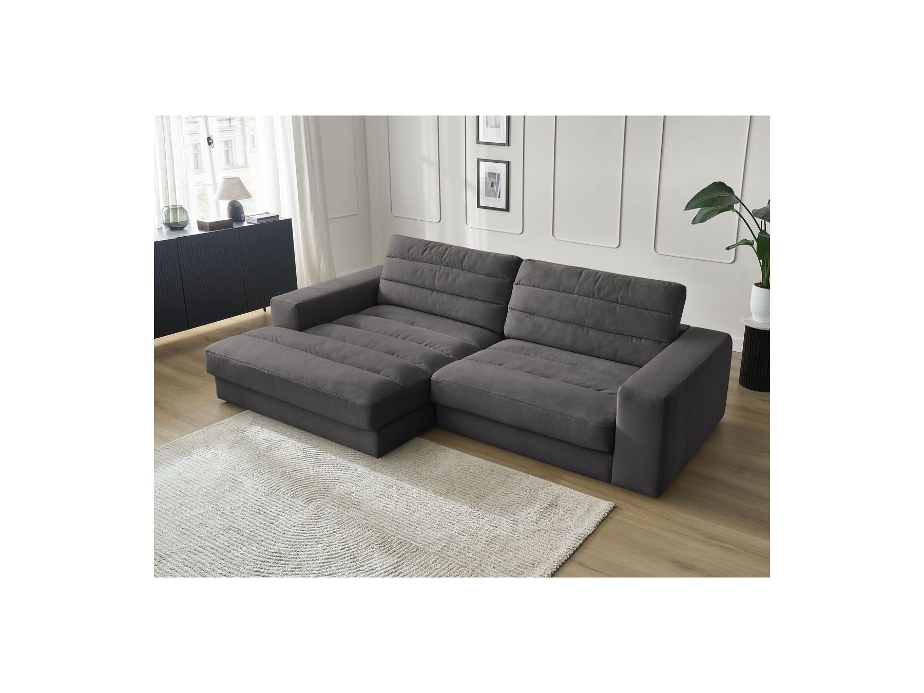 Sierra - Fixed Corner Sofa - Velvet - Left-Hand Corner