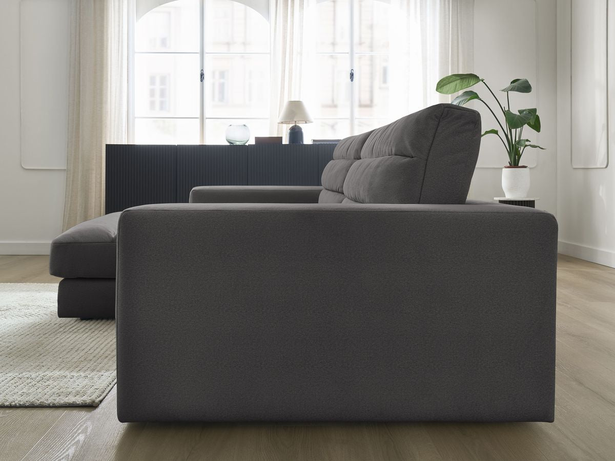 Sierra - Fixed Corner Sofa - Velvet - Left-Hand Corner