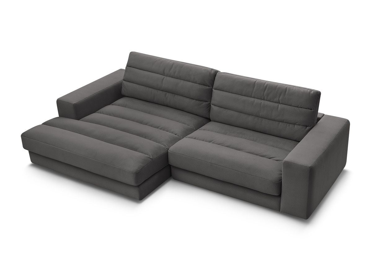 Sierra - Fixed Corner Sofa - Velvet - Left-Hand Corner