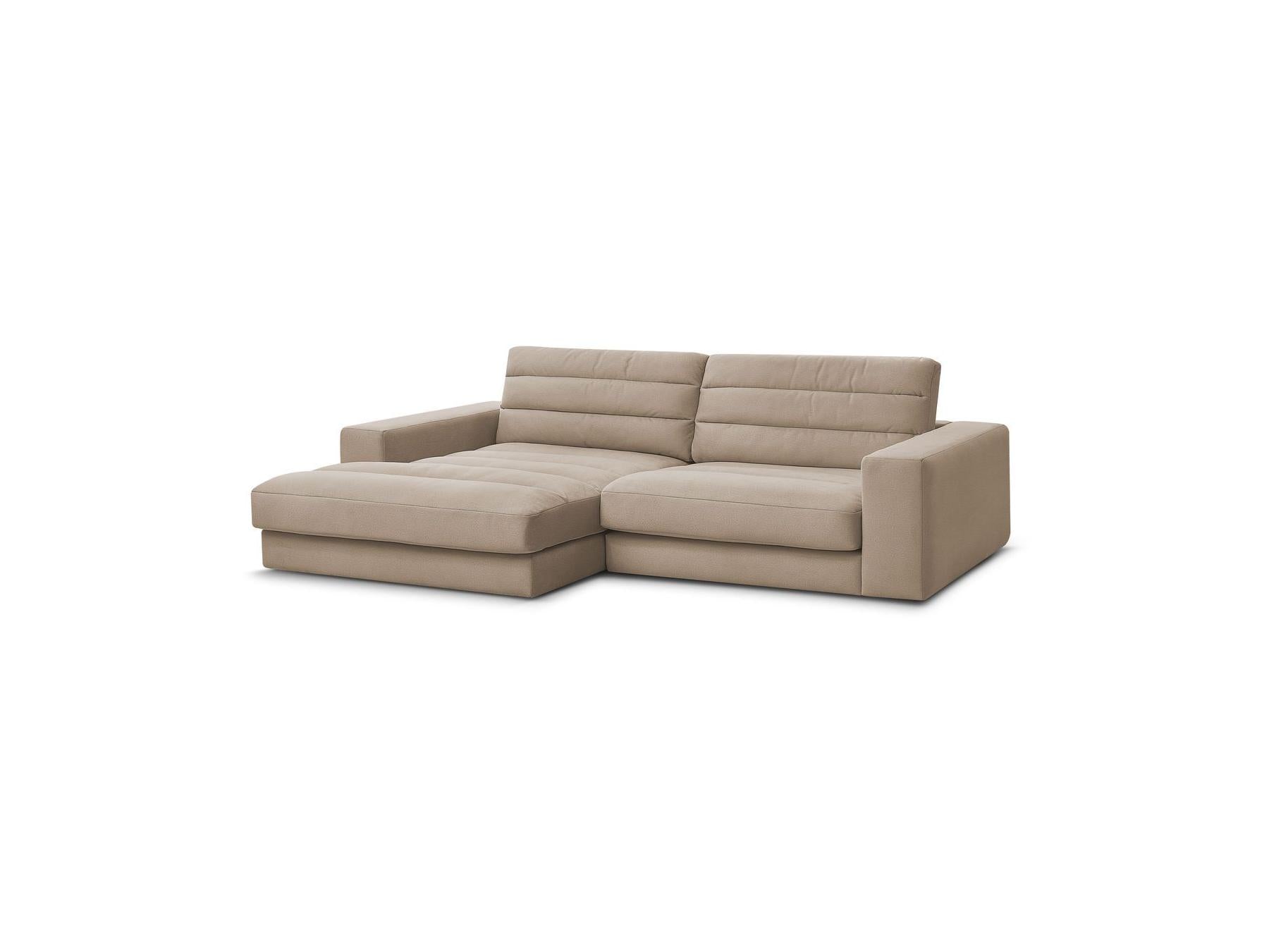 Sierra - Fixed Corner Sofa - Velvet - Left-Hand Corner