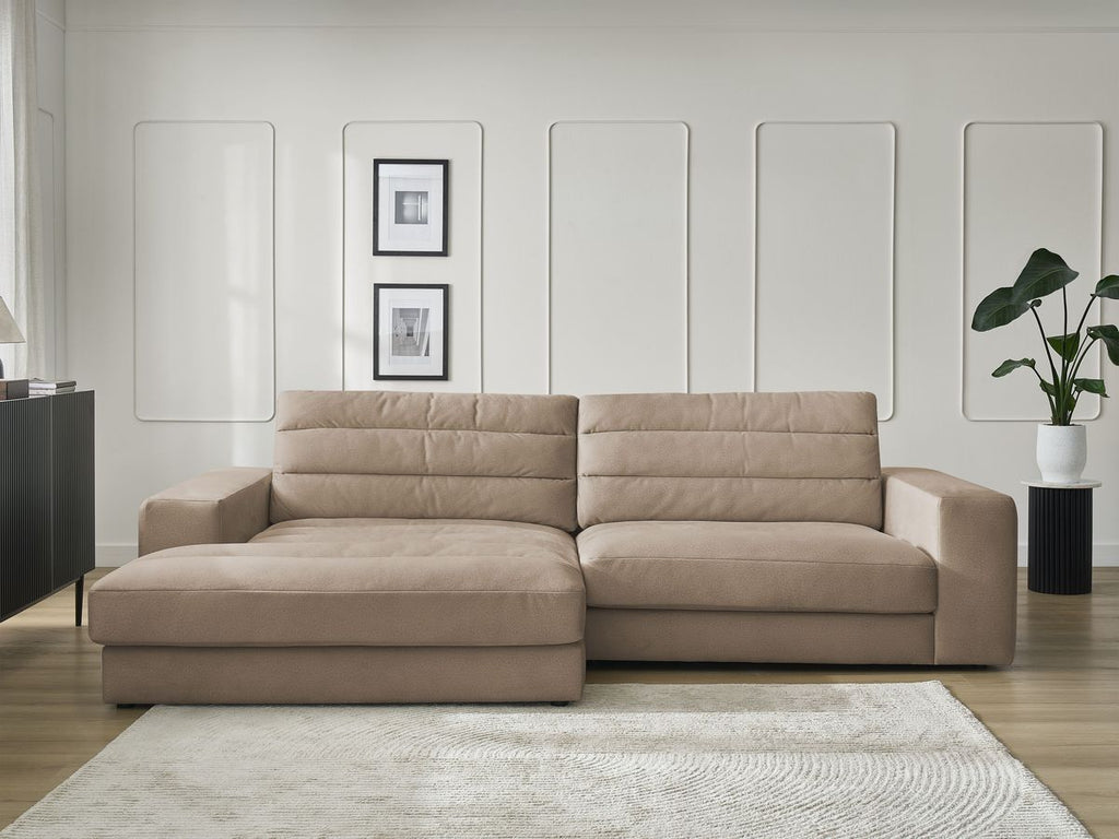 Sierra - Fixed Corner Sofa - Velvet - Left-Hand Corner