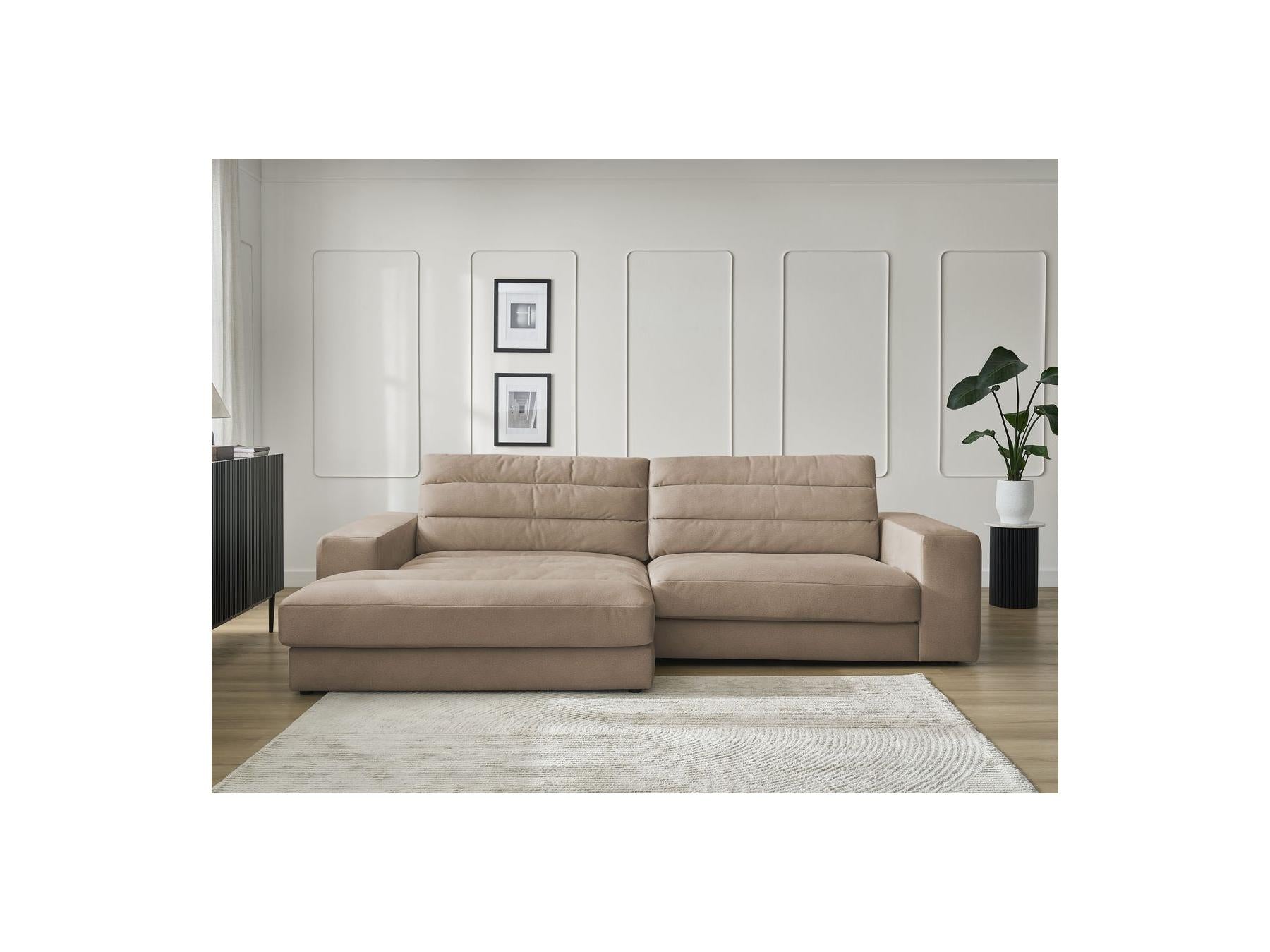 Sierra - Fixed Corner Sofa - Velvet - Left-Hand Corner