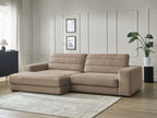 Sierra - Fixed Corner Sofa - Velvet - Left-Hand Corner